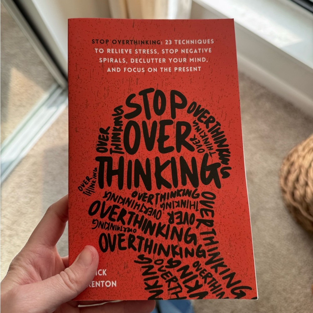 Red 'Stop Overthinking' Book